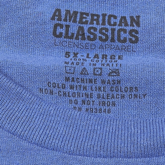 Street Fighter American Classics Blue T-shirt 100% Cotton Size 5XL - Picture 5 of 5